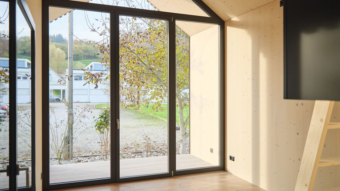 Das Tiny House der Brunner Zimmerei Holzbau GmbH in Schöftland