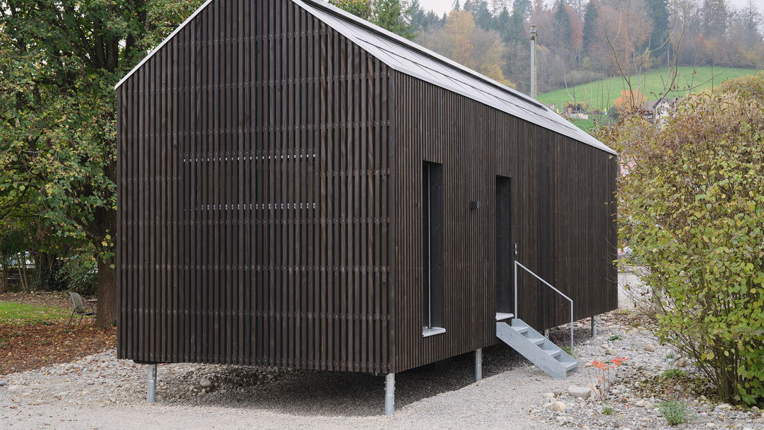 Das Tiny House der Brunner Zimmerei Holzbau GmbH in Schöftland