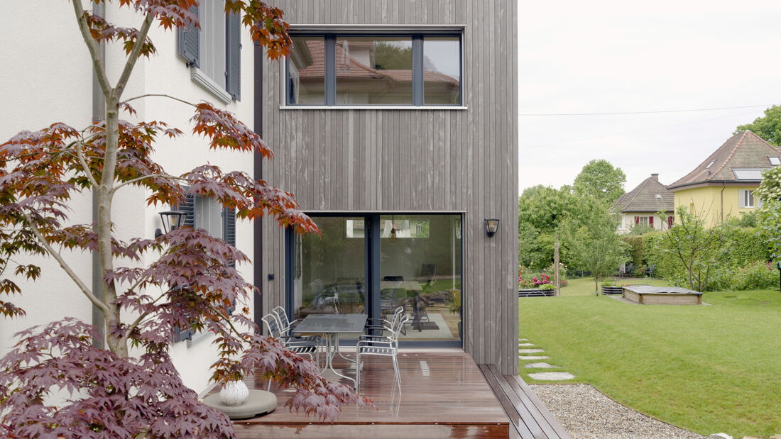 Zweigeschossiger Anbau mit Terrasse zur Wohnraumerweiterung